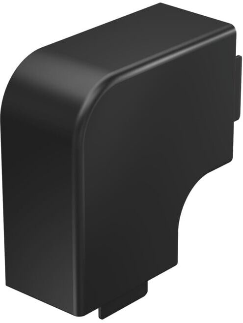 OBO Bettermann Capot d’angle plat HF40060SW 40 × 60 mm PVC noir WDK (6191792)