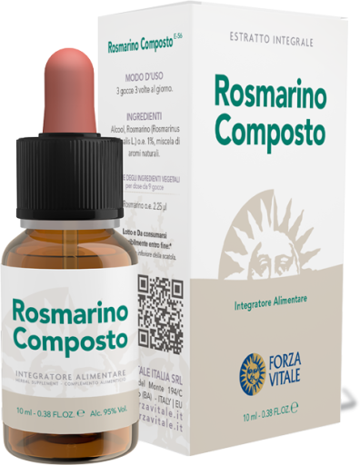 Forza Vitale Compound Rosemary Lead Spagyric Metal 10 ml
