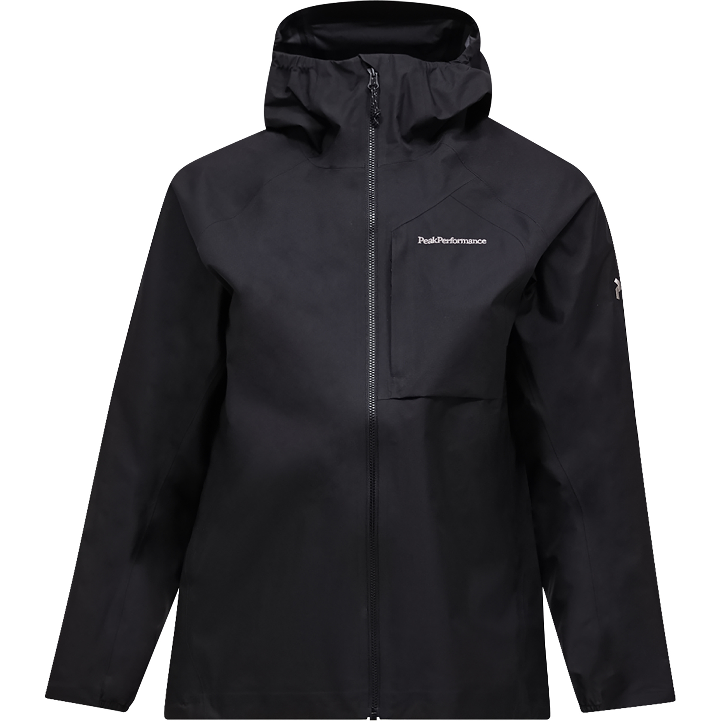 Peak Performance Trail 3L Hipe Damen Regenjacke schwarz Größe XS Trekking Winddicht Wasserabweisend