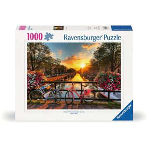 Ravensburger Puzzle 12000662, Fahrräder in, Amsterdam, 1000 Teile, ab 14 Jahre