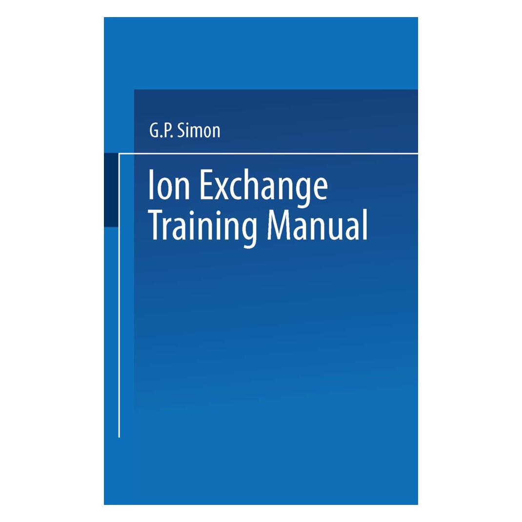 Springer Ion Exchange Training Manual (Englisch, Softcover, G. P. Simon) (55555738)