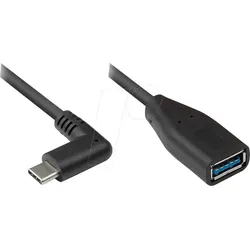 GC 2811-OTGW - USB 5 Gb/s Kabel, C Stecker, gew., auf A Buchse, OTG, 0,1 m
