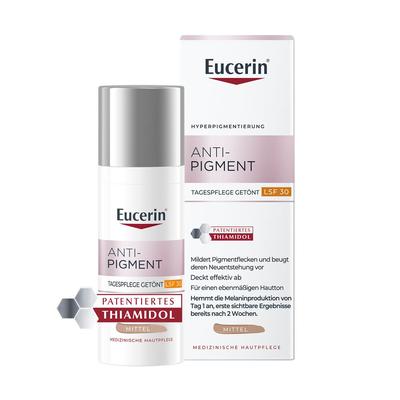 Eucerin Anti-Pigment Tag getönt mittel LSF 30 50 ml Tagescreme
