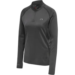 newline 1/2-Zip Running Trainings-Top Damen forged iron melange XS