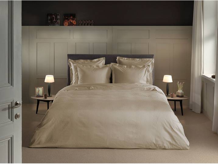 Bettwäsche Banda 200 x 260 cm + 2 Kissen 60 x 70 cm Beige/Sand