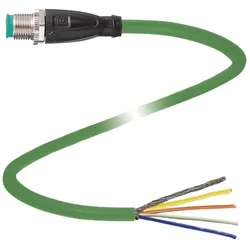 Pepperl+Fuchs Fabrik Kabelstecker, Ethernet V1SD-G-GN12M-PUR-E1S