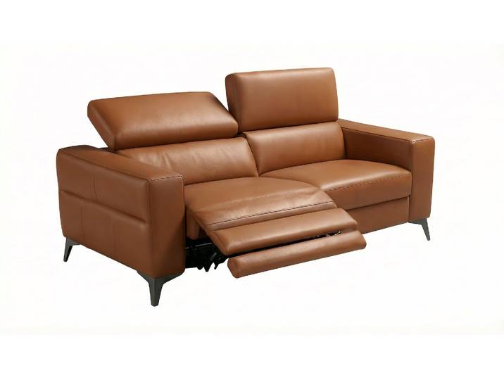 Design Couch LONATO Leder 2 Sitzer Relaxsofa Ledercouch Designer Ledersofa