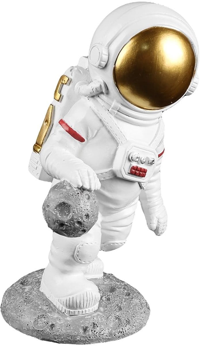 Allecto Astronaut Standbeeldje - Decoratief Hars Beeldje voor Kinderkamers en Desktop