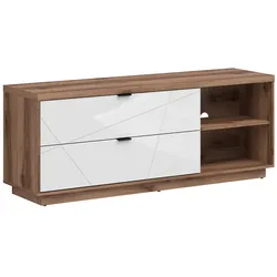 TV-MÖBEL Sven Weiß und Holz
