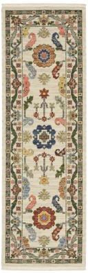 Style Haven Lawson Traditional Bordered Wool Fringe Edge Area Rug