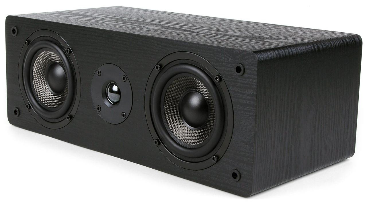 Selius MB42-C Center Channel Speaker voor Home Theater, Surround Sound, Passief, 2-weg, zwart