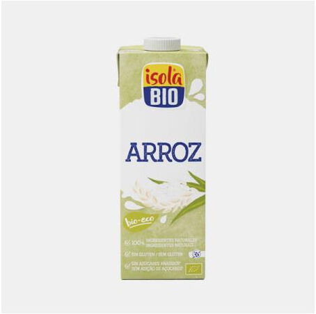BEBIDA DE ARROZ ORIGINAL BIO 1Lt ISOLA
