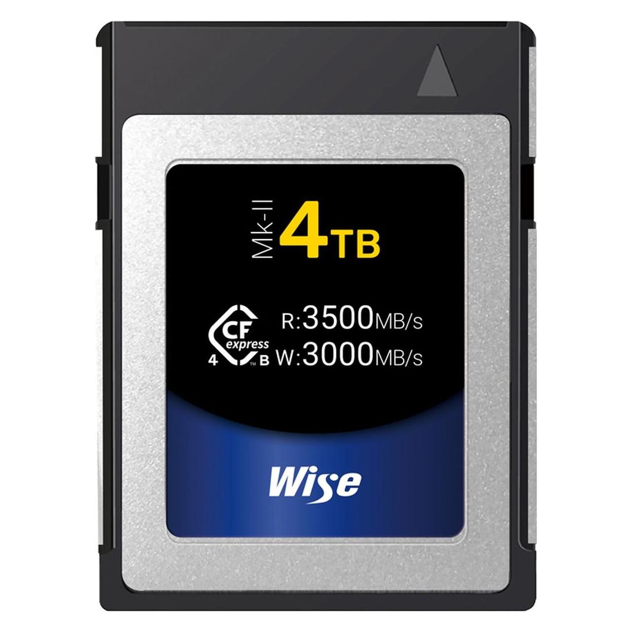Wise CFexpress 4.0 Type B Mk-II 4TB WI-CFX4-B4096M2 (4000 GB, CFexpress, CFexpress Typ B) (WI-CFX4-B4096M2)
