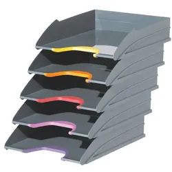 Durable 5x Briefablage »Varicolor®« grau