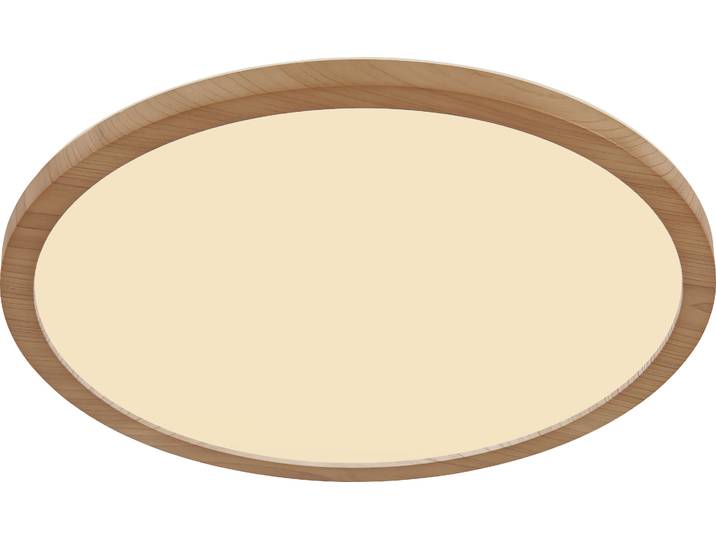 Globo Lighting Deckenleuchte Kunststoff holzoptik, LED