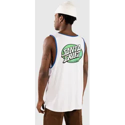 Santa Cruz Vertigo Dot Tank Top white Gr. S