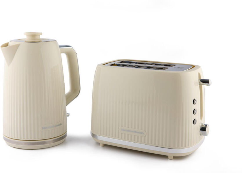 Hamilton Beach Miami 1.7L Kettle and 2 Slice Toaster Set Beige