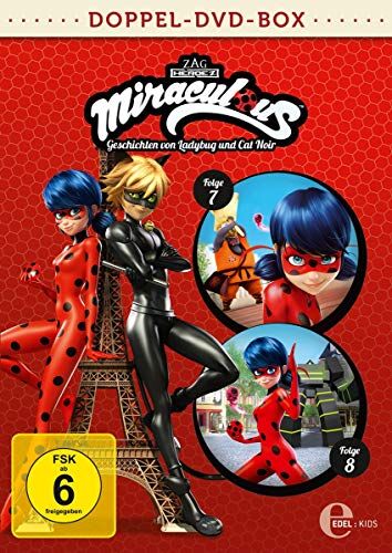 Miraculous - Geschichten von Ladybug und Cat Noir - Doppel-DVD-Box (Folgen 7 + 8) - Preis vom 09.10.2026 07:28:09 h