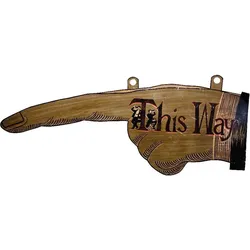 Wandschmuck ,,This Way''