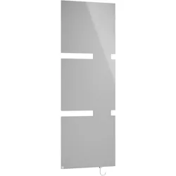 Kermi Design-Elektroheizkörper „Tano®-E“ 60 × 118 cm in glanzsilber Metallic