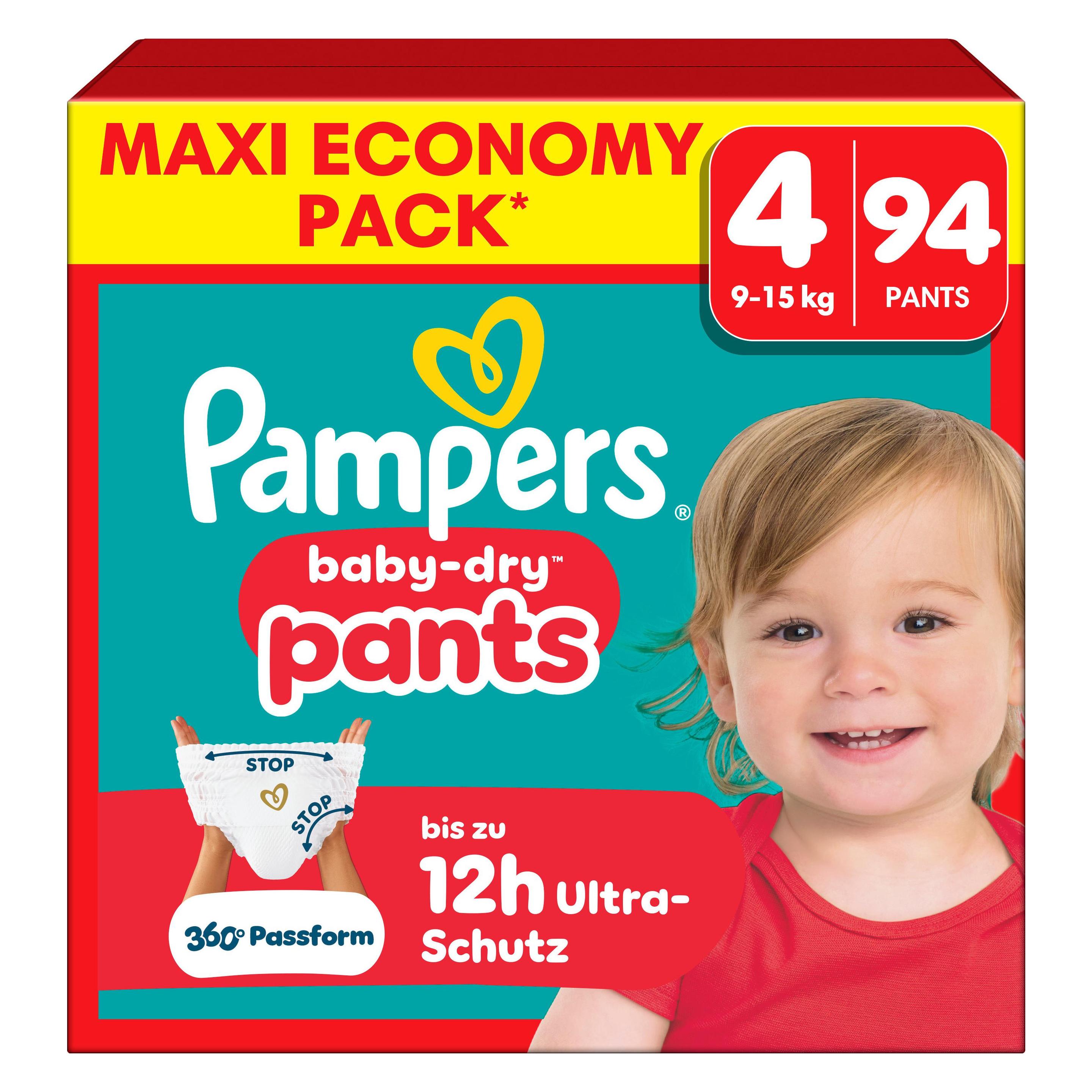 Pampers Baby-Dry Pants (Gr. 4, Halbmonatsbox, 94 Stk.) (66528665)