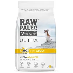 Vetexpert Raw Paleo Ultra Turkey Adult Mini 8kg + Überraschung für den Hund