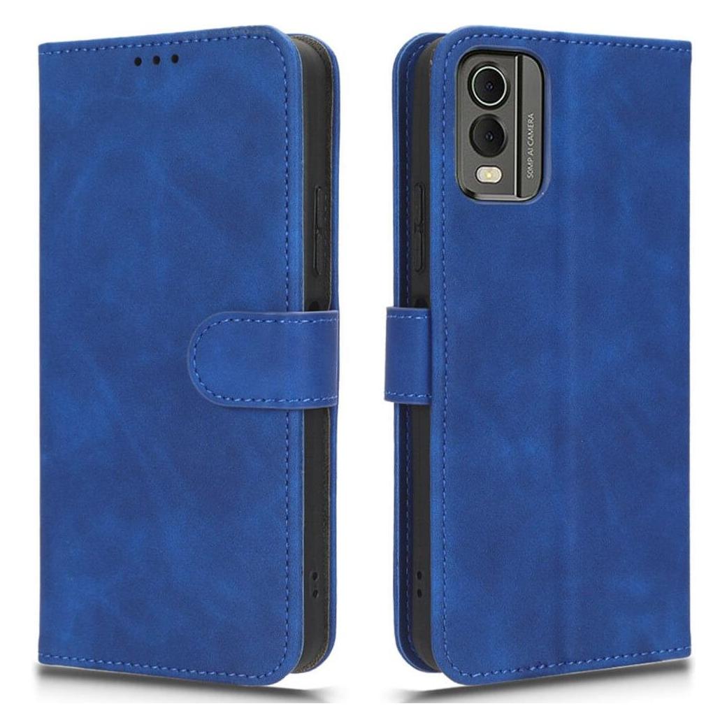 Cover-Discount Nokia C32 - Etui in Wildleder Optik blau (Nokia C32) (660137197B)