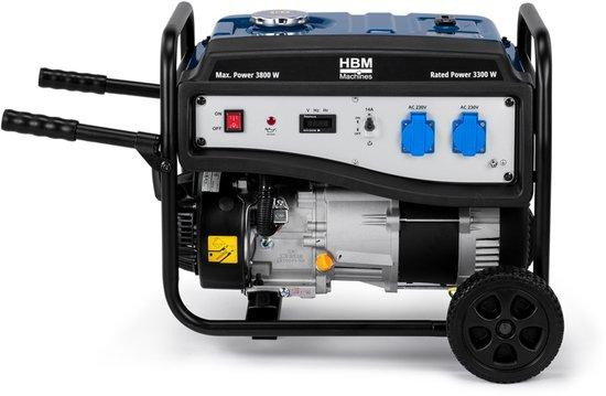 HBM Dieselgenerator met 223cc benzinemotor, 230V, 3800W