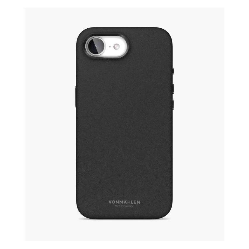 Vonmählen Back Cover Like Leather iPhone 16e Schwarz, Grundfarbe (Apple iPhone 16e) (ELC00013)