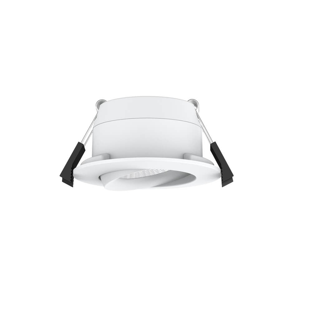 Lyora Led inbouwspot Tevo wit - Warm wit 3000K - Rond