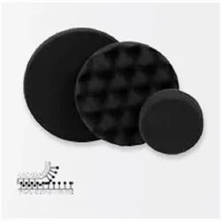 MP Polierschwamm Medium 150mm x 25mm Klett (schwarz)