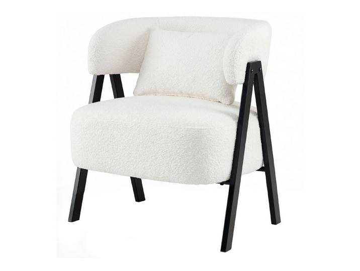 KOMFOTTEU Relaxsessel, Loungesessel mit stabilen Metallbeinen, Rückenlehne & Lendenkissen