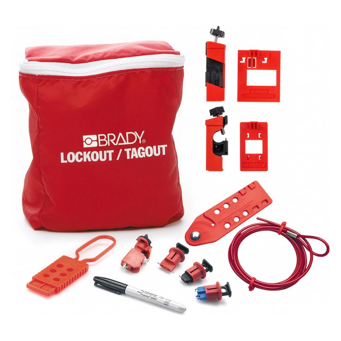 Brady LK-ELEC, Lockout-Set für Elektriker (LK-ELEC)