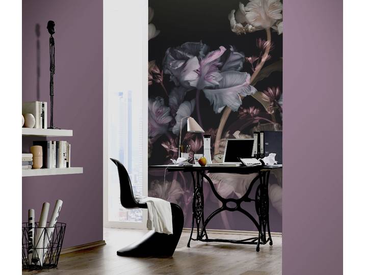 Fototapete FASHION FOR WALLS Vanda , lila (violett), B:1,5m L:2,7m, Tapeten, Fototapete, Phthalate frei