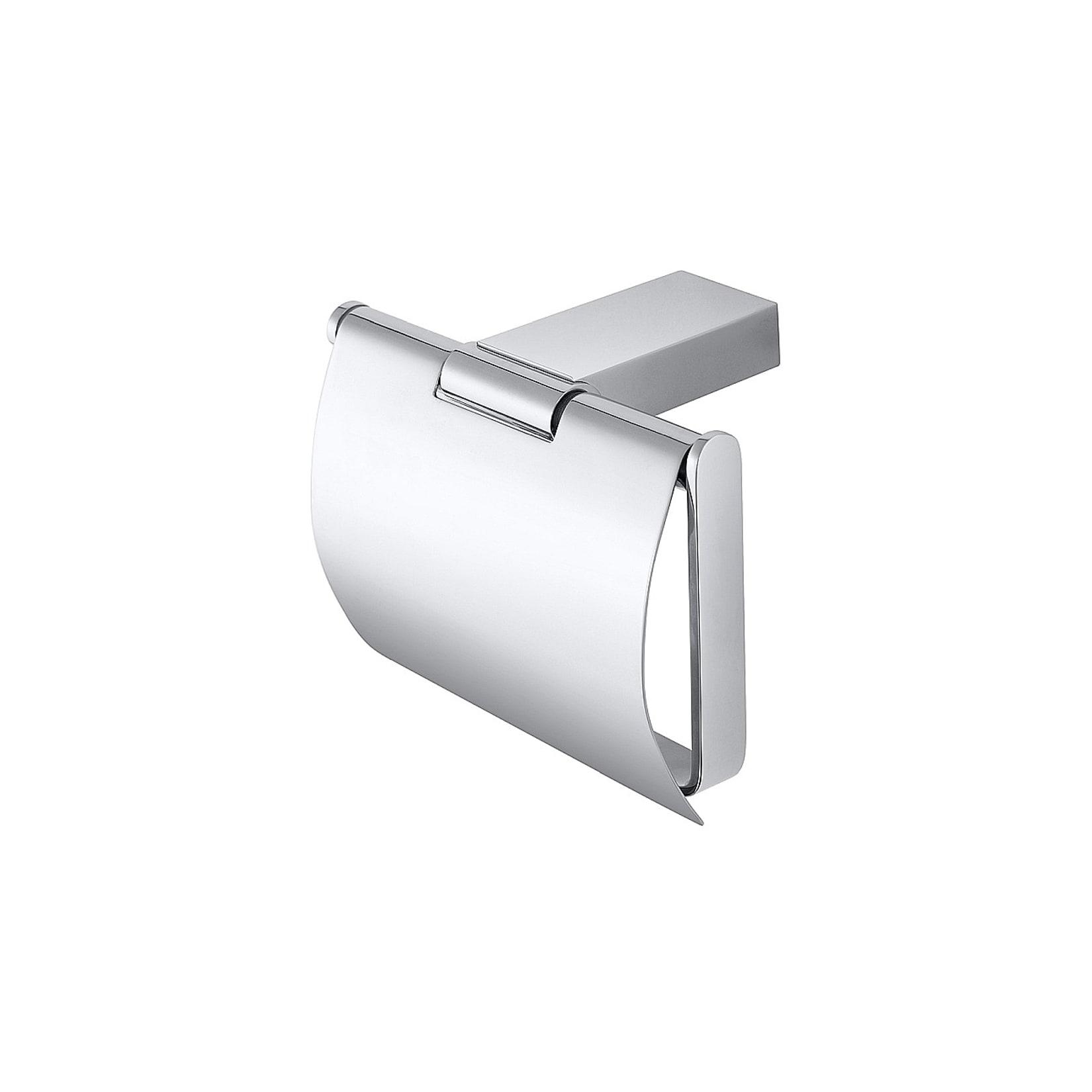 Brillantbad BIA Papierrollenhalter mit Deckel Messing Chrom 130x95x90 mm für Bad & WC >> zum Bohren