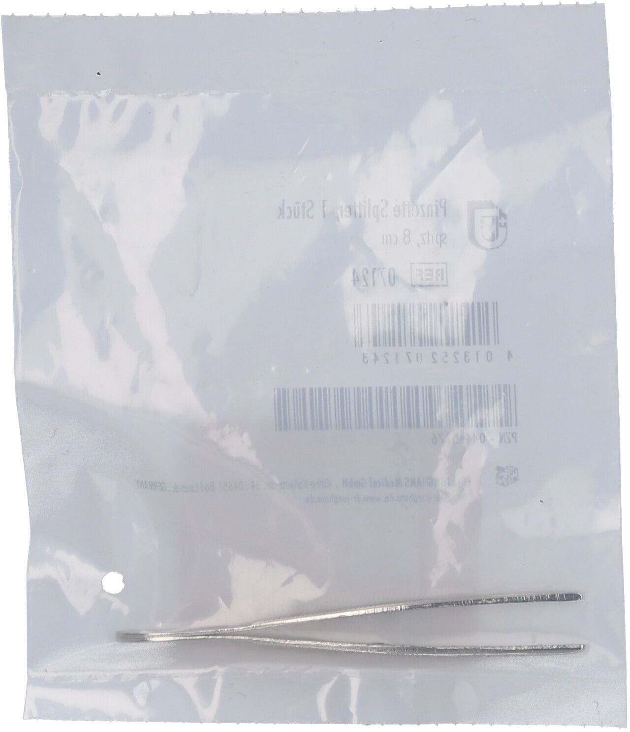 Dr. Junghans Tweezer® Splitter-Pinzette spitz 8 cm Pinzette 1 St 1 St Pinzette