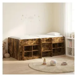 vidaXL, Bett, Loft Bett (75 x 190 cm)