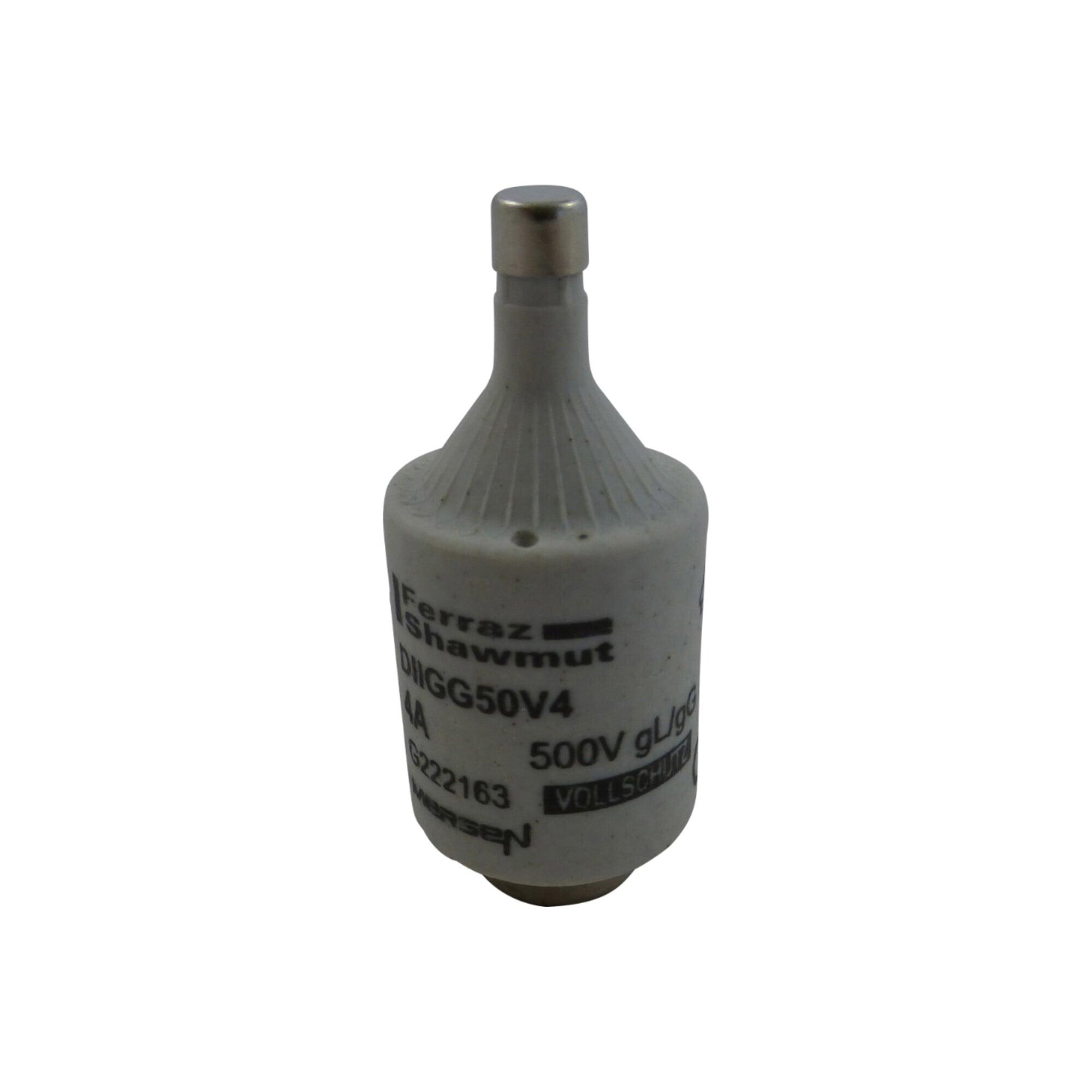 Mersen D-Sicherungseinsatz gG DII, 4A/AC500 DIIGG50V4 (G222163)
