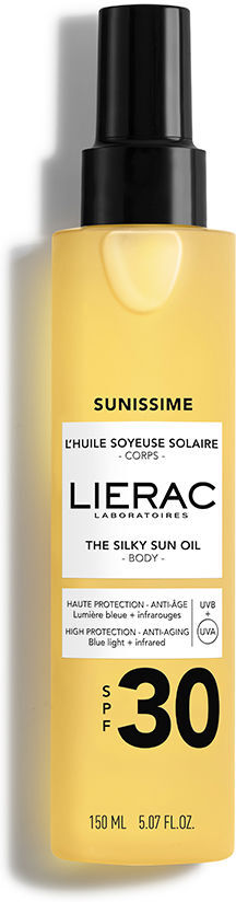 Lierac Sunissime huile soyeuse crème solaire corps SPF30 150 ml