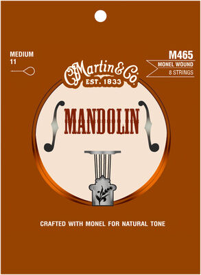 Martin Guitar M465 Mandoline Medium Monel