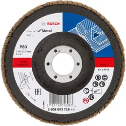 Bosch Fächerschleifscheibe X431 Standard for Metal, gerade - 2608603718