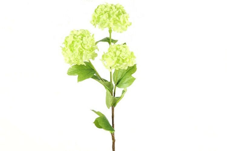 Countryfield zijden Viburnum bloem groen 60 cm