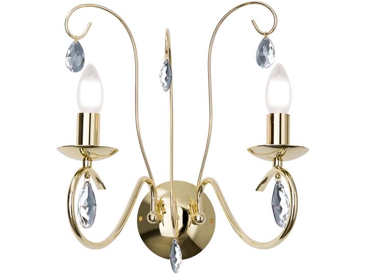 Wandlampe Alessia gold Stahl B 37 cm