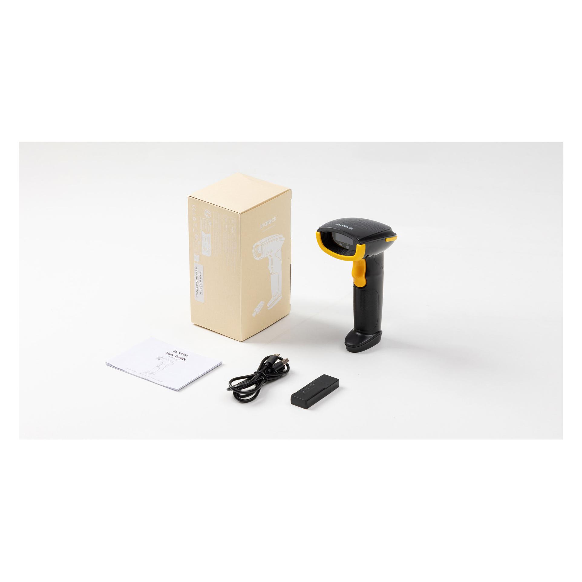 Inateck Barcodescanner 21 AI black (BCST-21-AI Black) (1D-Barcodes) (BCST-21-AI_BLACK)