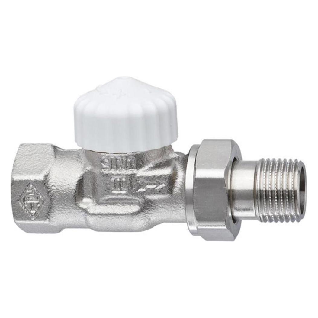 Heimeier Thermostat-Unterteil V-exact II Durchgang 3/8" 3712-01.000 voreinstellbar (3712-01.000)