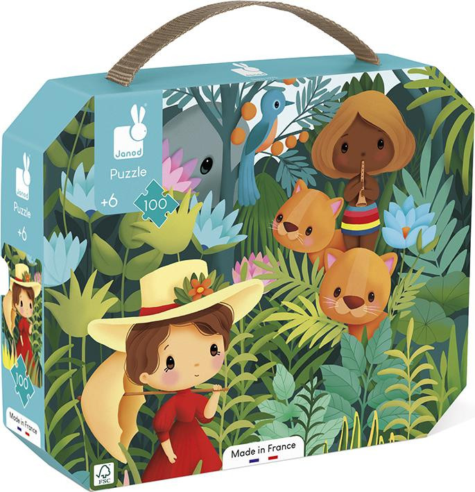 Janod Puzzel Jean-Jacques Rousseau 100 stukjes meerkleurig