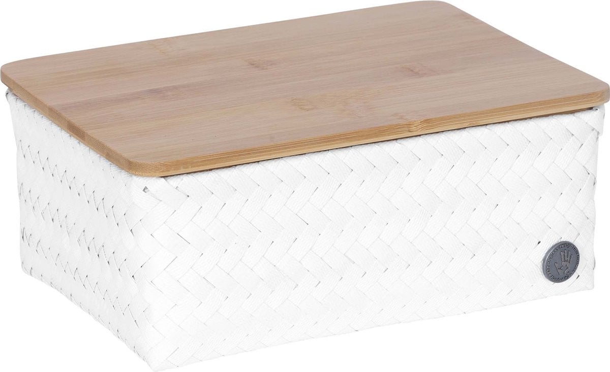 Handed By Opbergmand met deksel Top Fit medium high - Wit