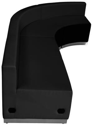 Flash Furniture 3 PC LeatherSoft Modular Reception Configuration w/Taut Back &Seat