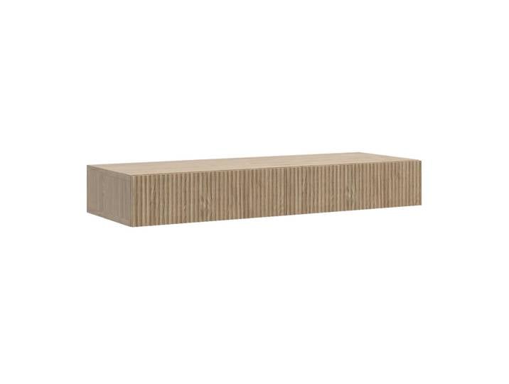 Selsey Nolie - Coiffeuse murale avec 2 tiroirs\, aspect chêne\, 110 cm
