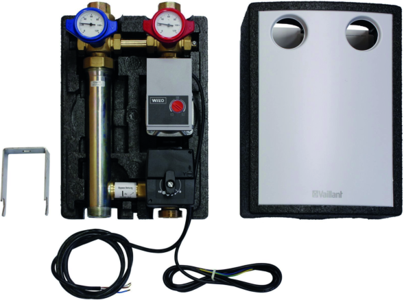 Vaillant ecoTEC Rohrgruppe 0020191788 R 1" x Rp 1", mit 3-Wege-Mischer, mit Hocheffizienzpumpe Kl. A